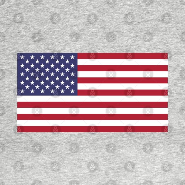 Patriotic Red White Blue Stars And Stripes Flag by redhomestead